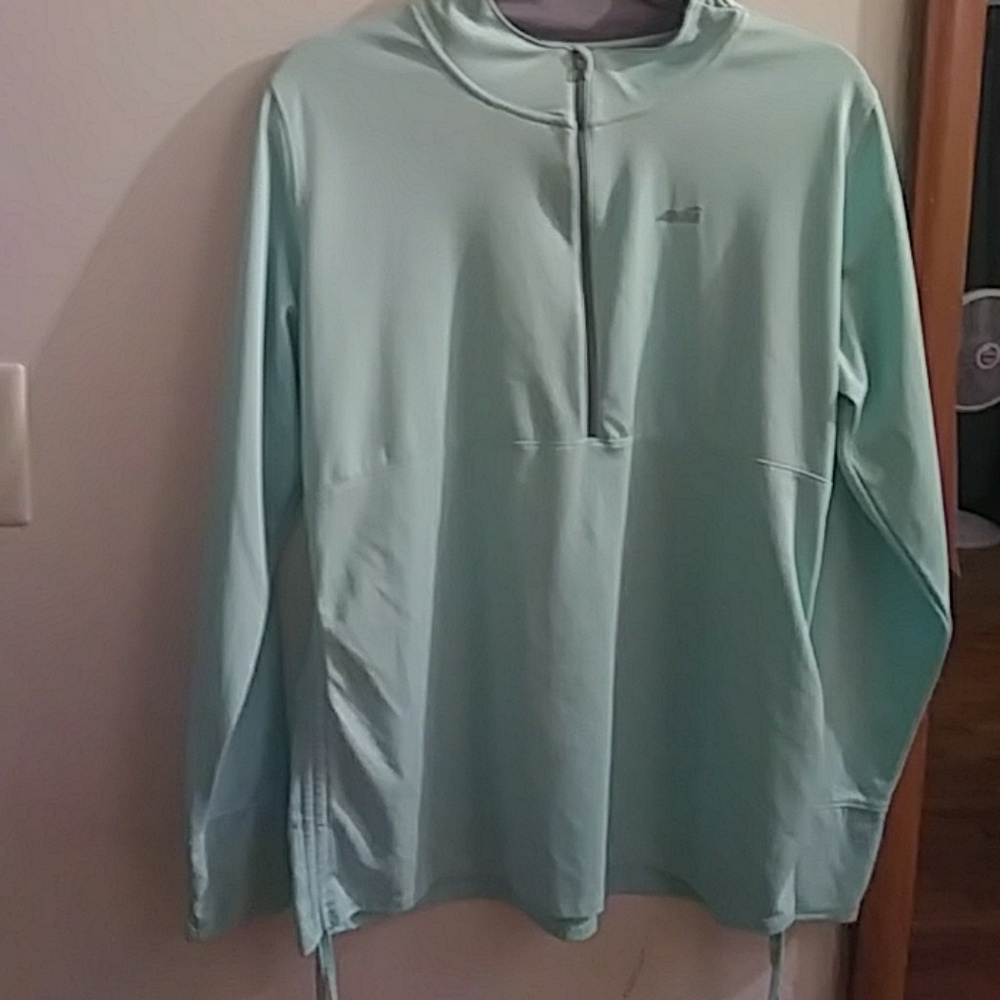 Mint green workout top